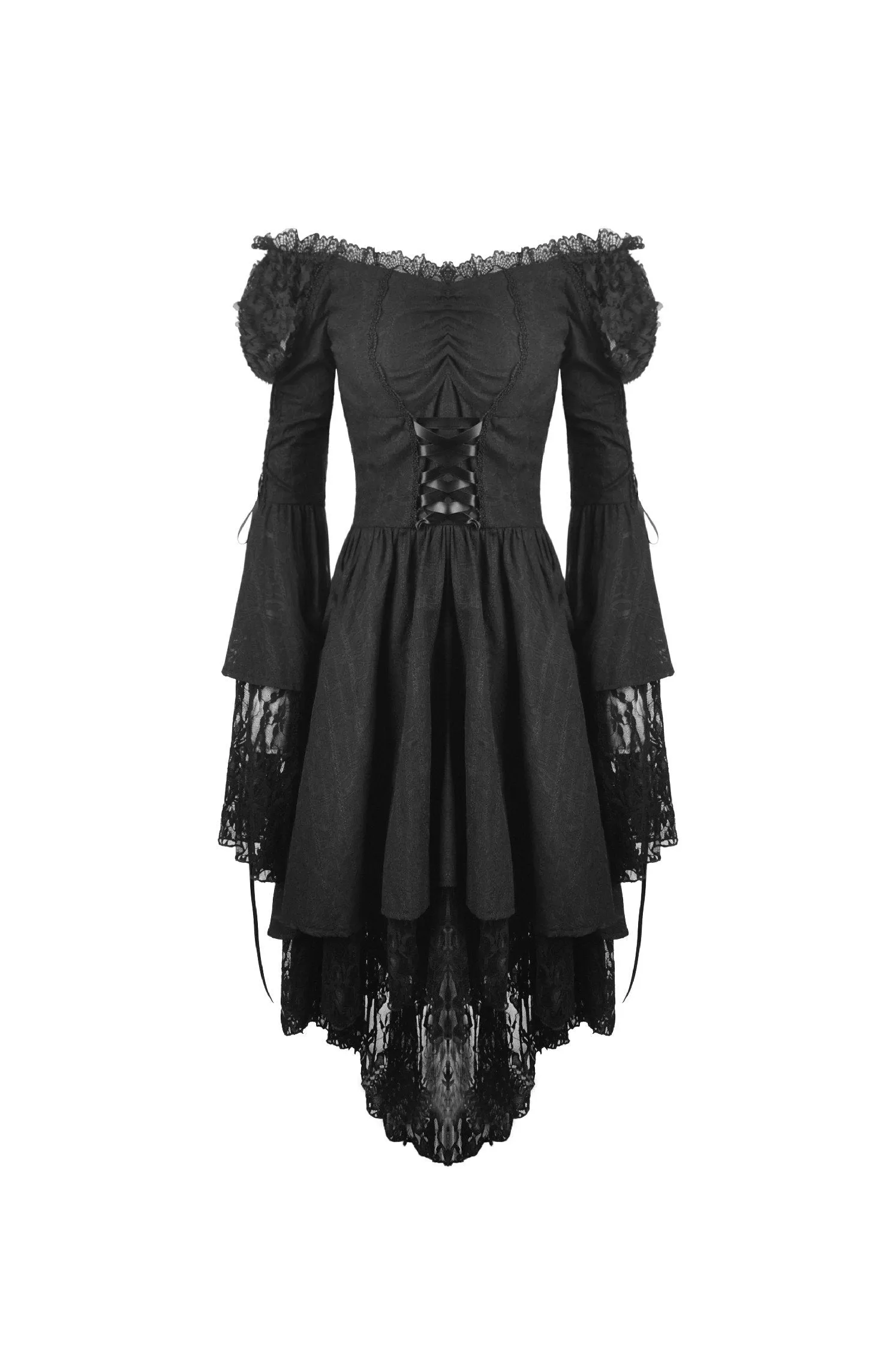 Gothic decadent longsleeves cocktail dress DW445