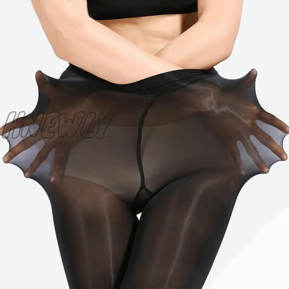 Hnewly Plus Size Super Elastic Tights Women Stockings Body Shaper Pantyhose 30D Stocking Tight Sexy Hosiery Underwear