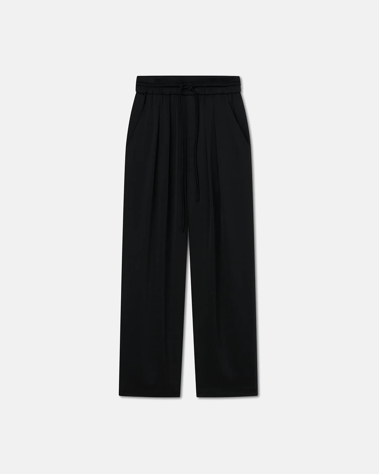 Jiro - Slip Satin Pants - Black