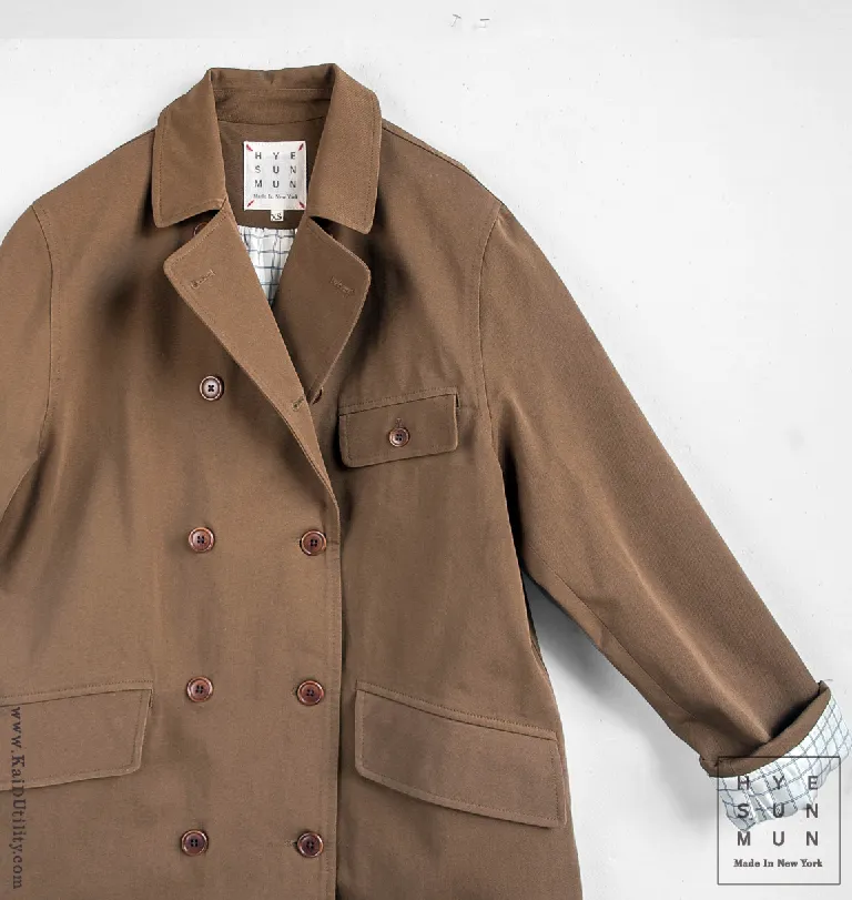 Keaton Dense Cotton Trench Coat
