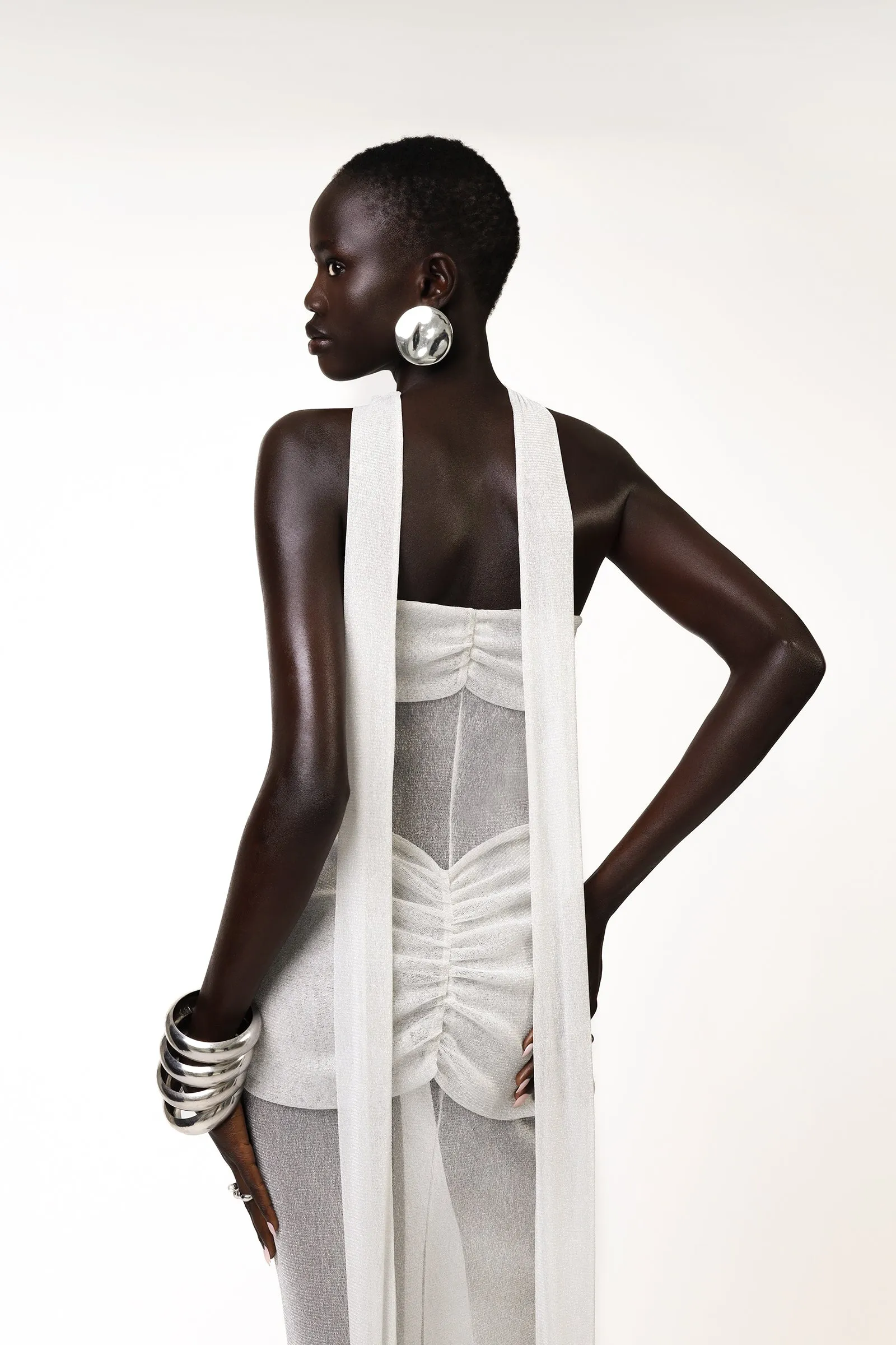 Kesca Dress - Silver