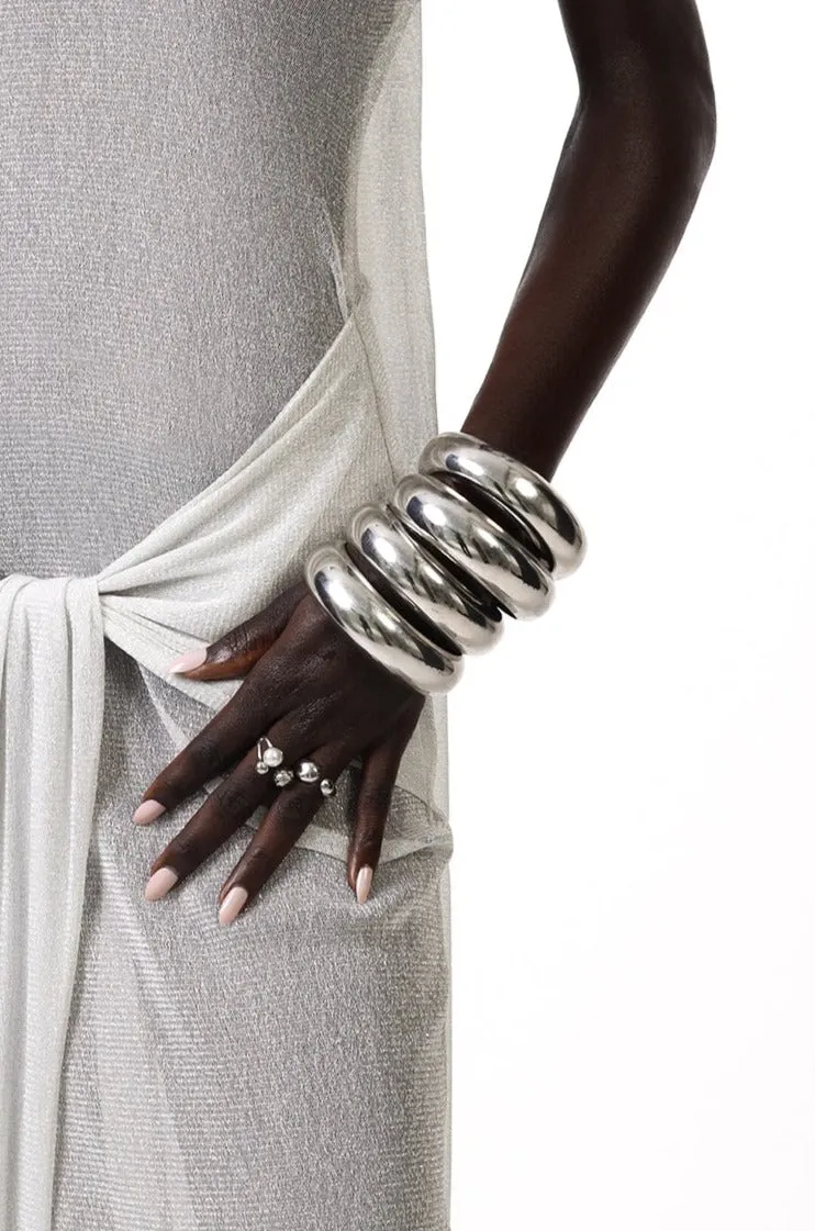 Kesca Dress - Silver