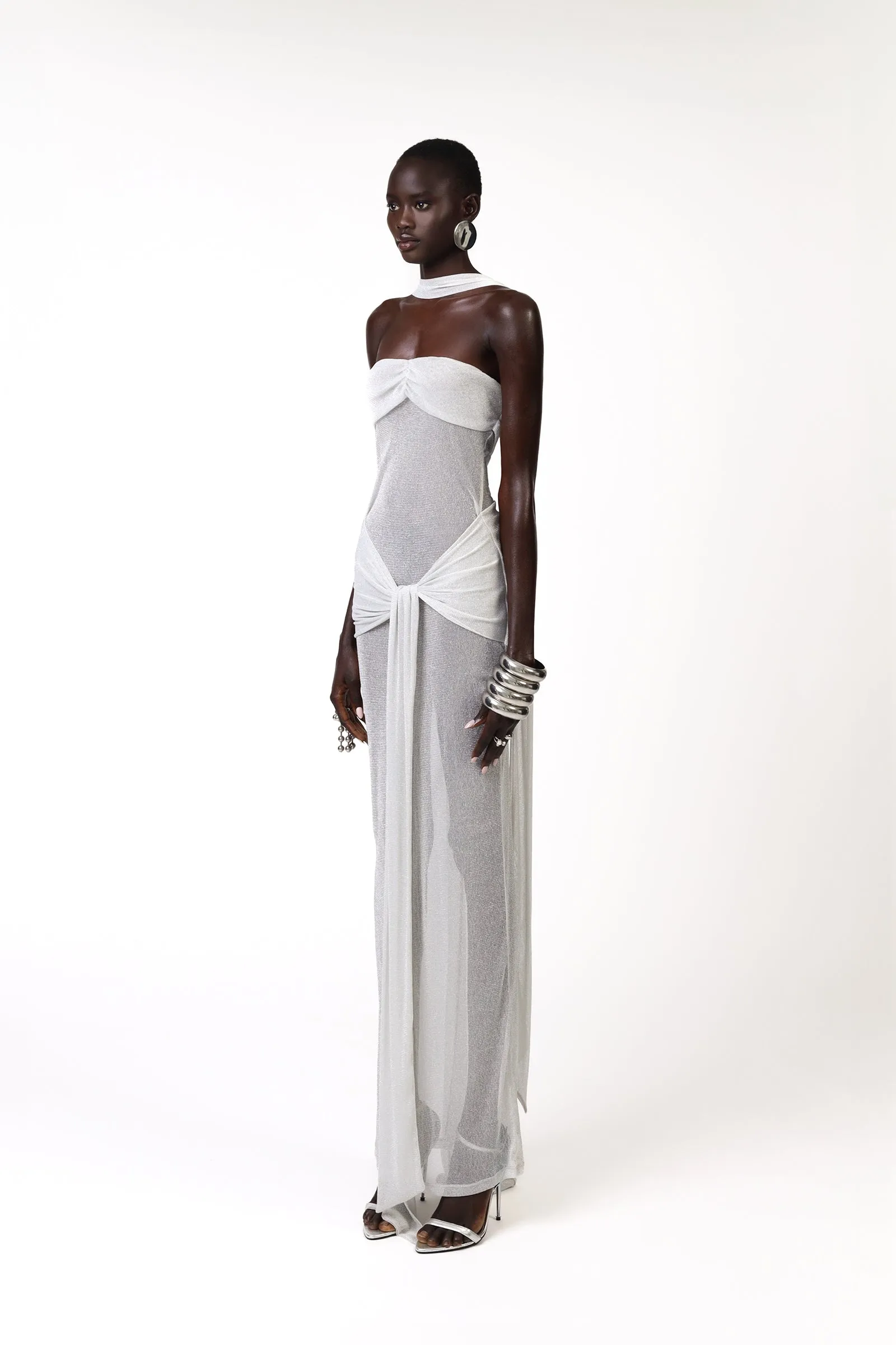 Kesca Dress - Silver