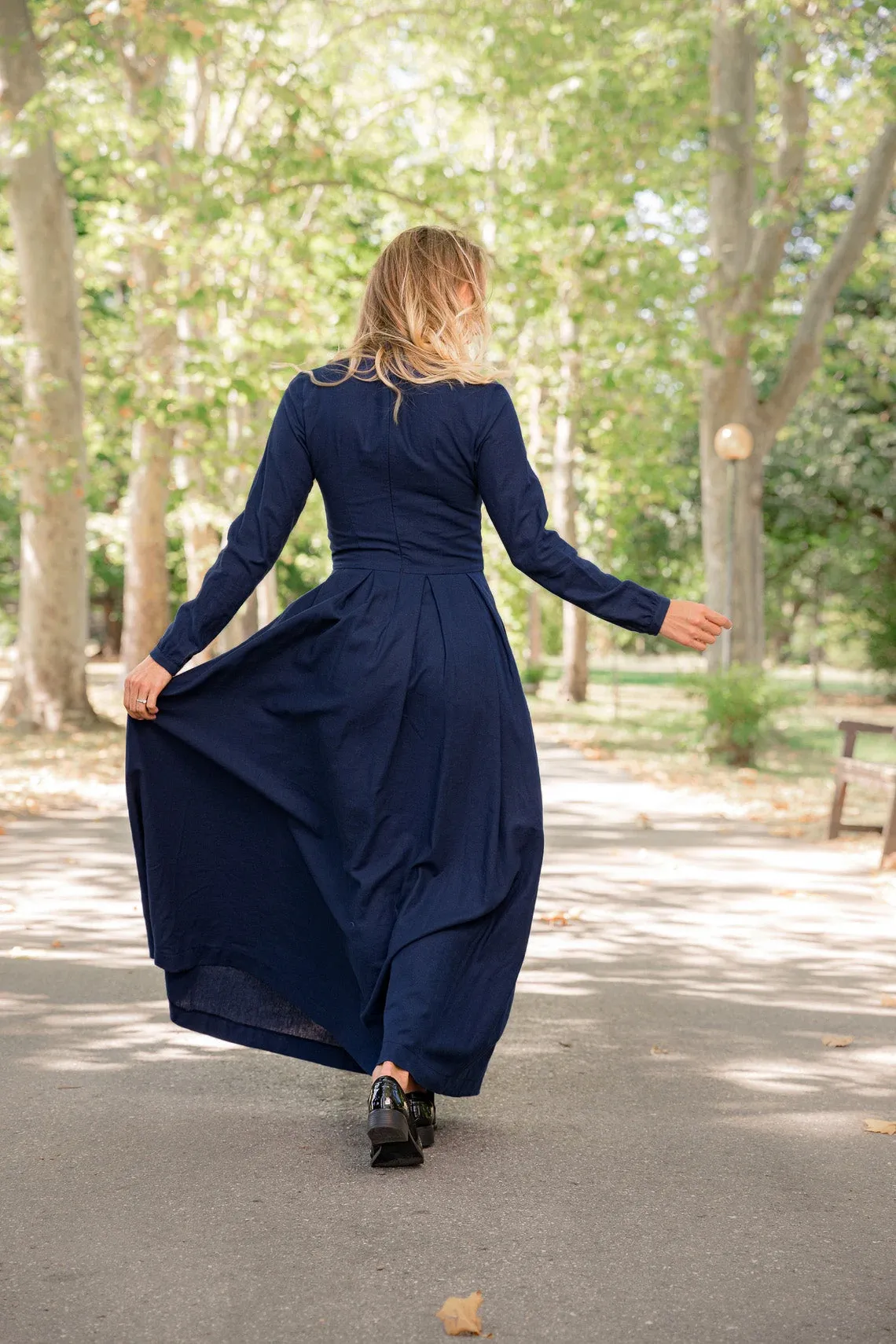 Linen Prairie Maxi Dress