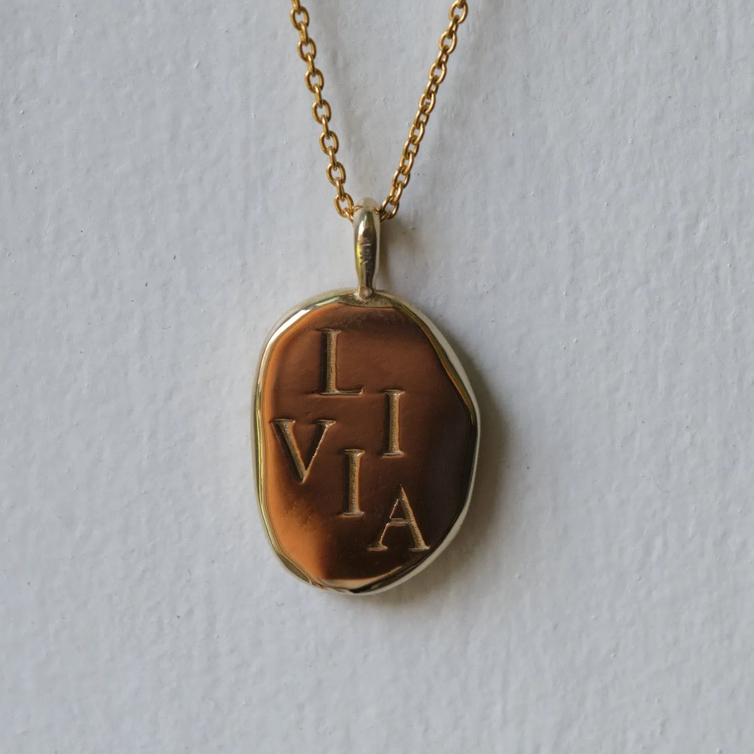 Livia Molten Gold Pendant