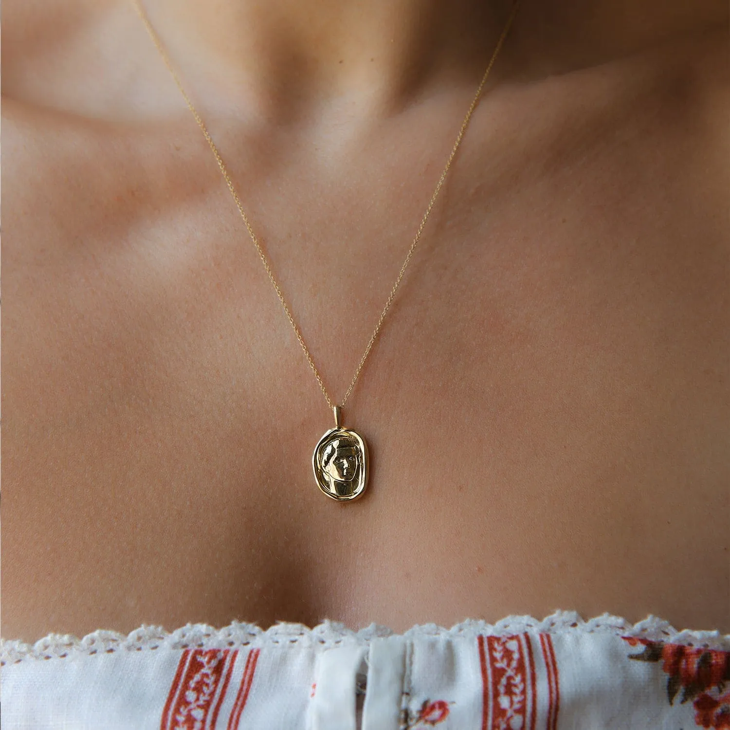 Livia Molten Gold Pendant