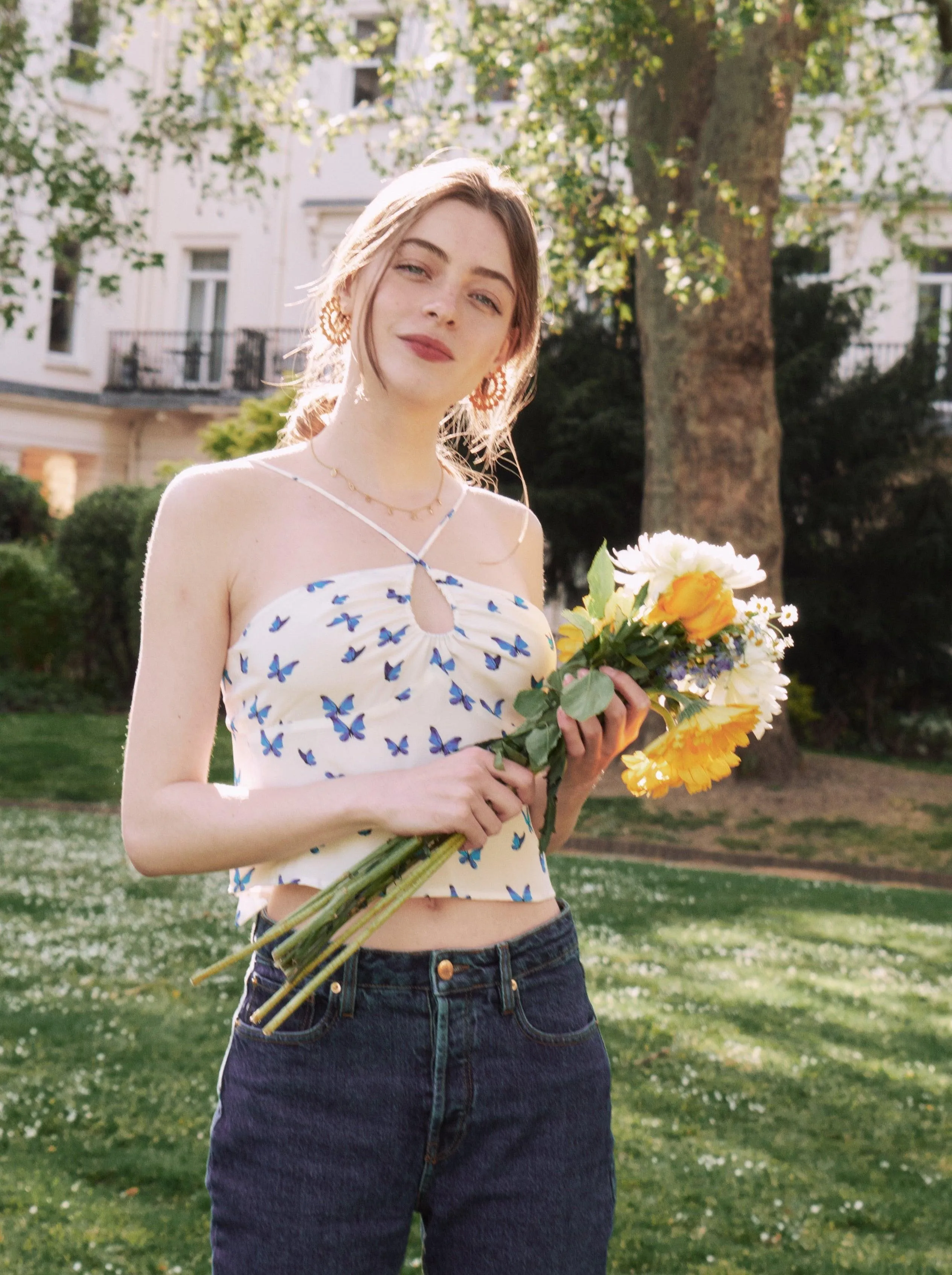 Lydie Silk Top