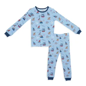 Magnetic Me Modal 2 Piece Pajamas Ski Rex