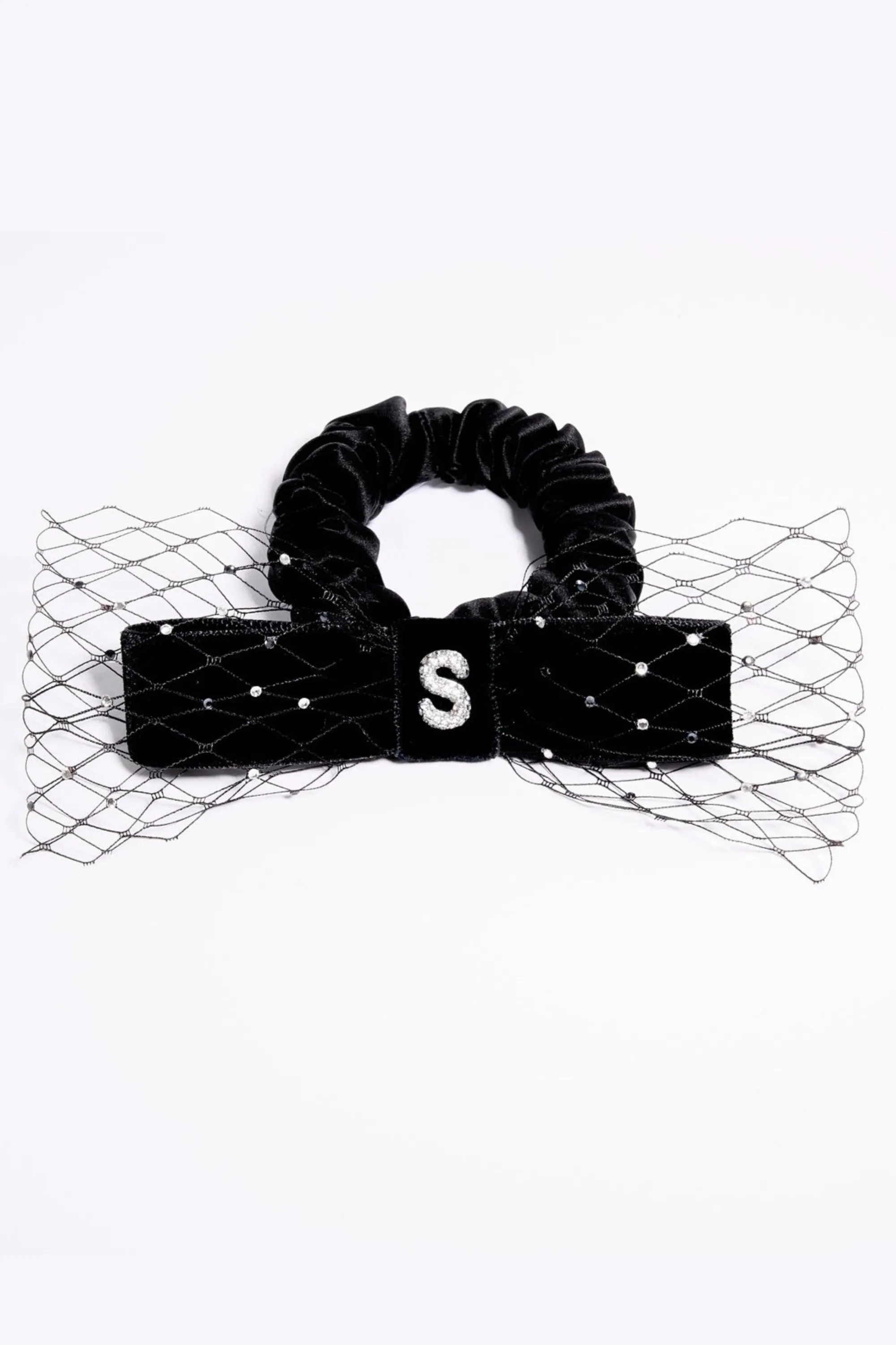 Miracle Suite Crystal Velvet Bow Scrunchie