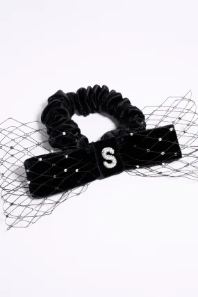 Miracle Suite Crystal Velvet Bow Scrunchie