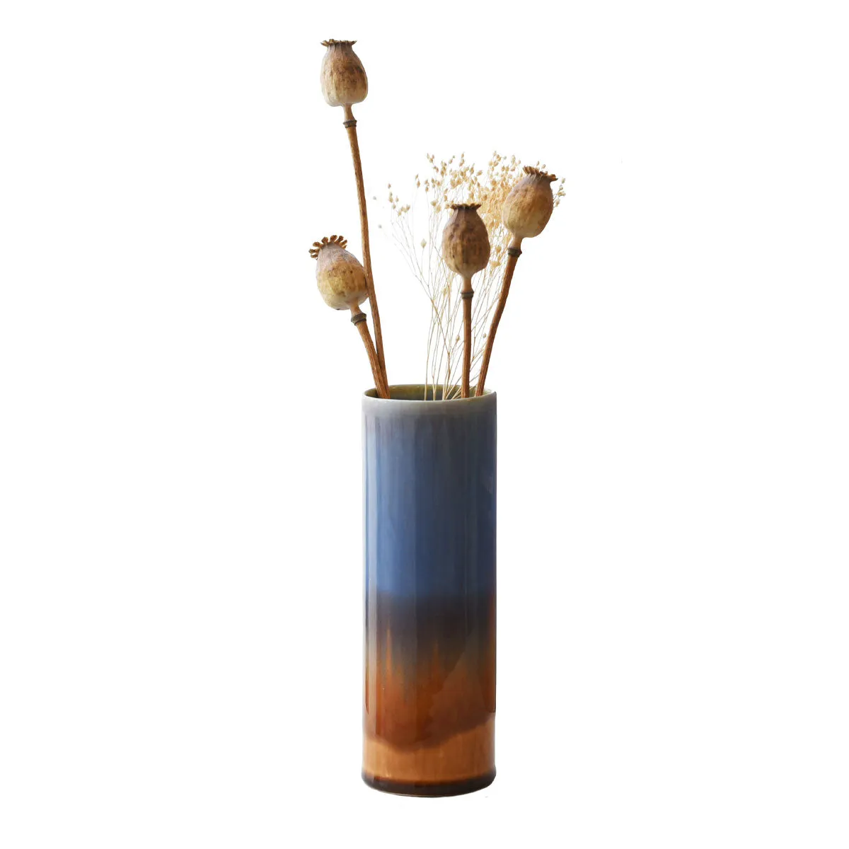 Monet Inspired Vase Orange