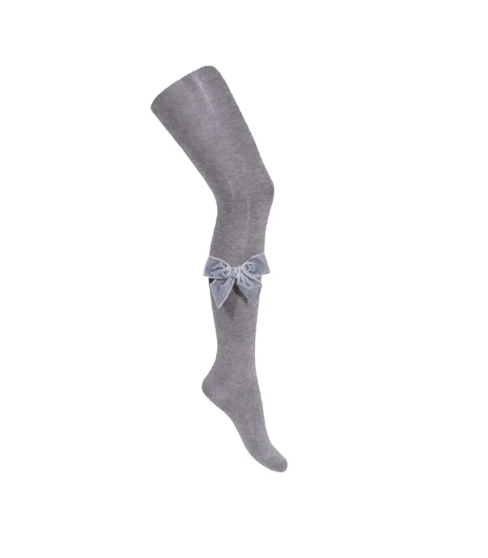 Nathalie Velvet Bow Tights