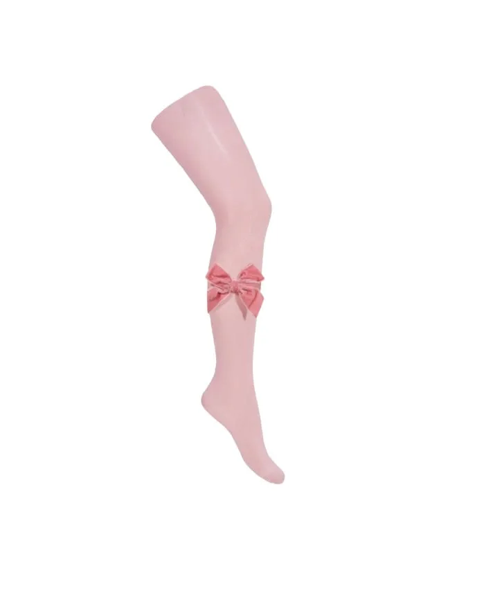Nathalie Velvet Bow Tights
