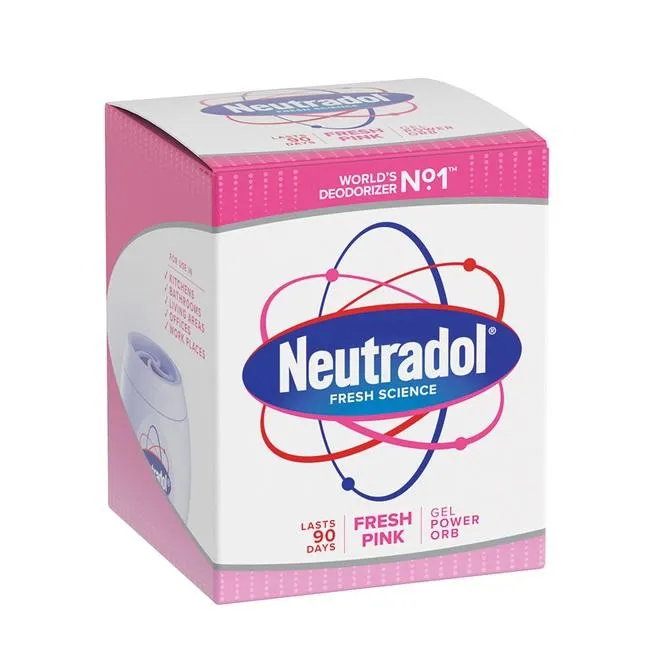 Neutradol Gel Power Orb Fresh Pink 135ml - Case of 12