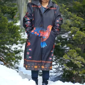 OLDTRIBES™ Hummingbird - black- Long Coat