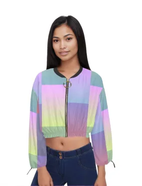 Paxx 2 Womens Chiffon Cropped Jacket