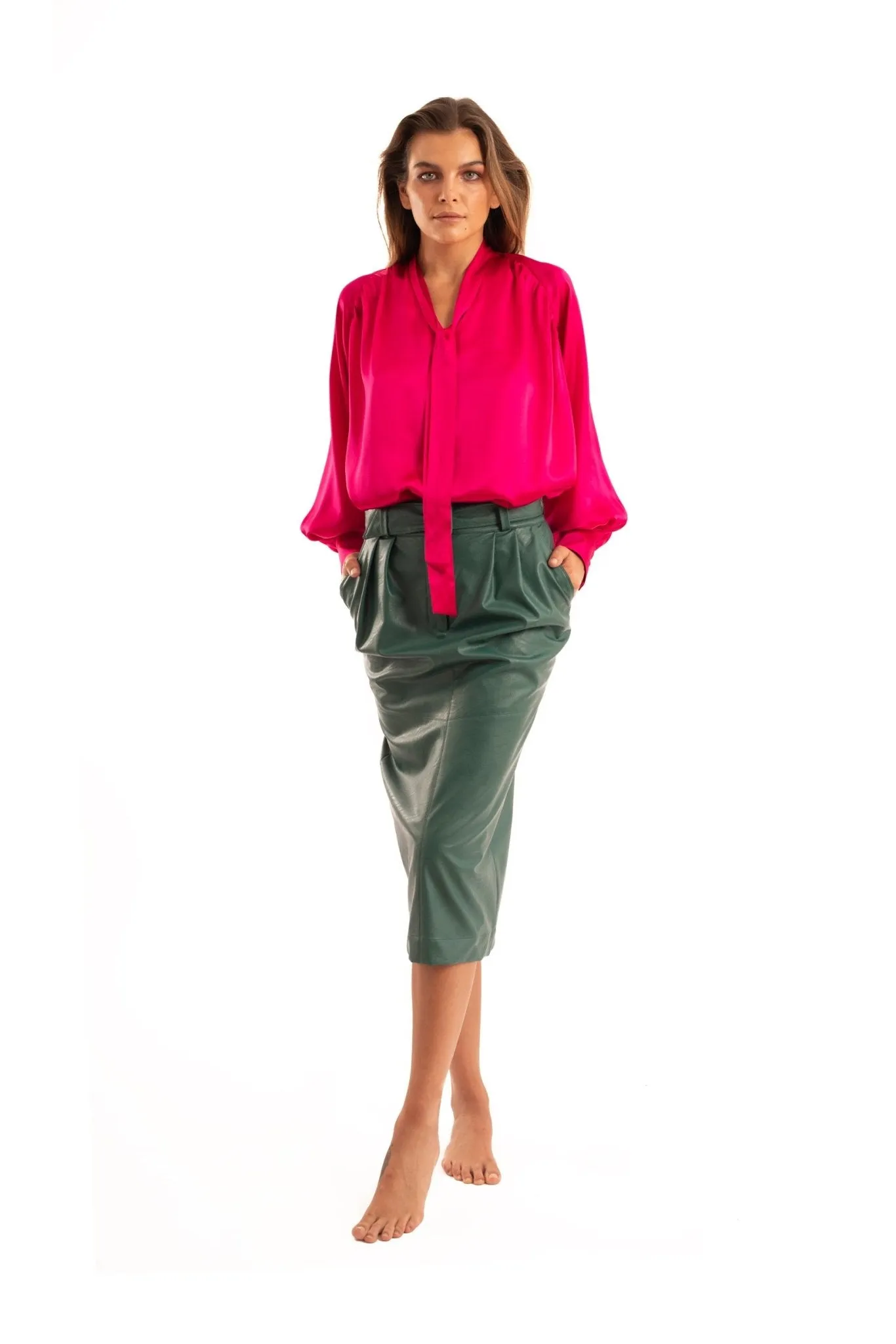 Pink Silk Blouse - NOPIN