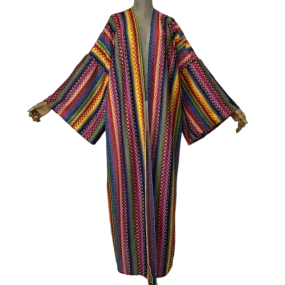 Pre Order: Warm  Ethnic Style Kimono Cardigan - WINI