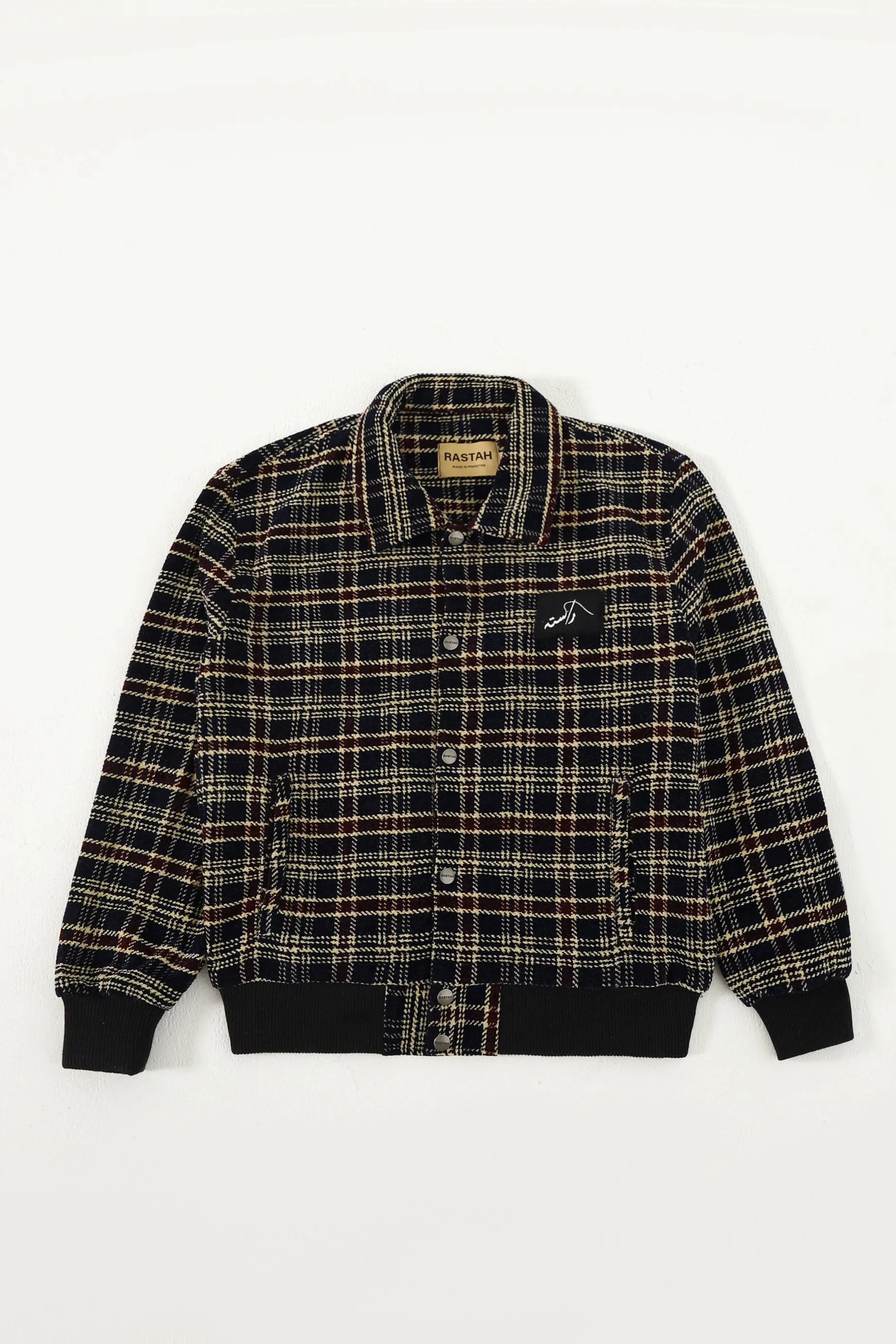 "SUNSET STRIP" HANDWOVEN BOMBER JACKET
