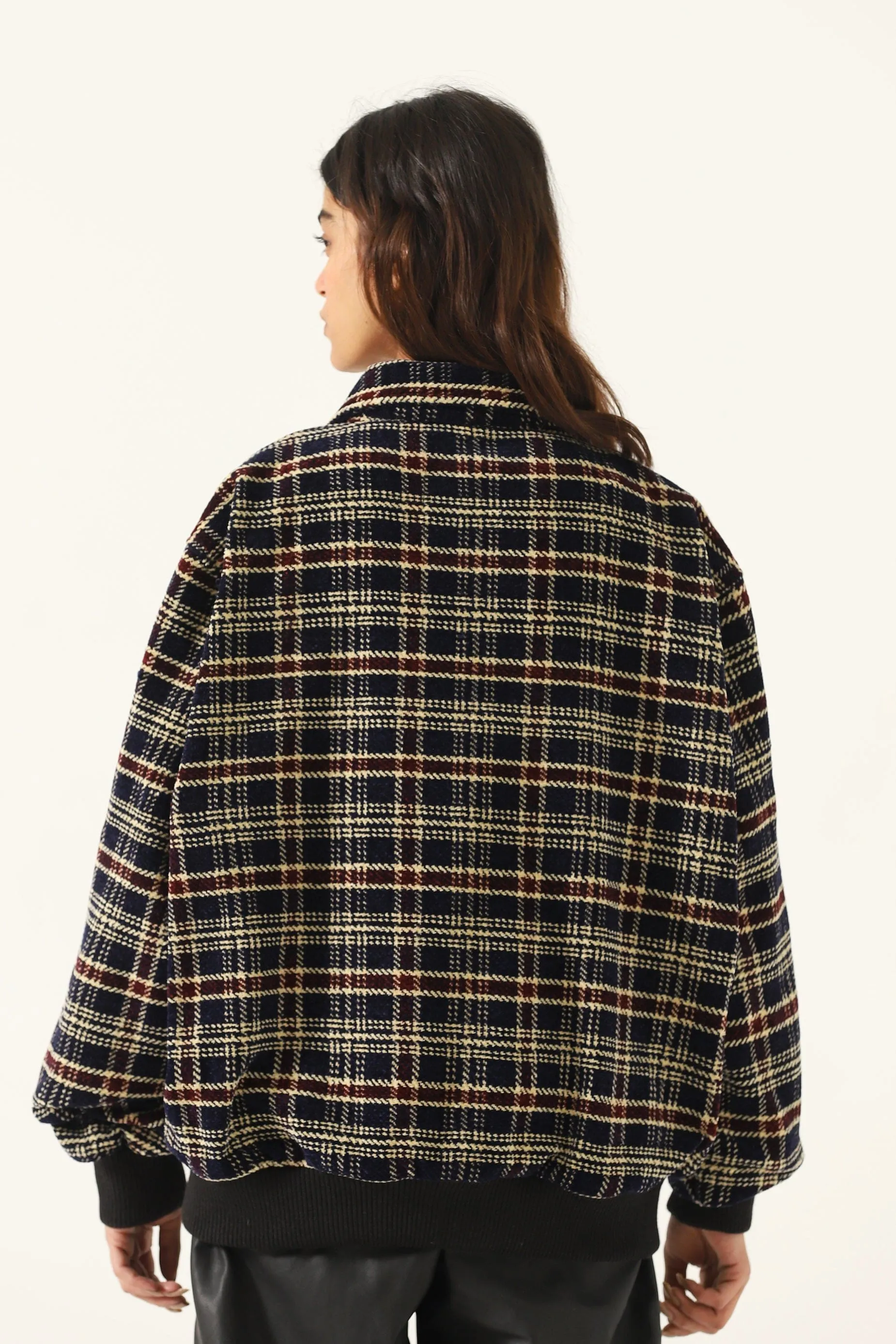 "SUNSET STRIP" HANDWOVEN BOMBER JACKET