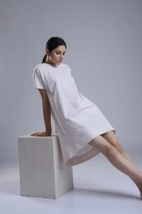 Round Neck embroidery dress.