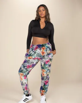 Safari Garden Velvet Jogger | Women's