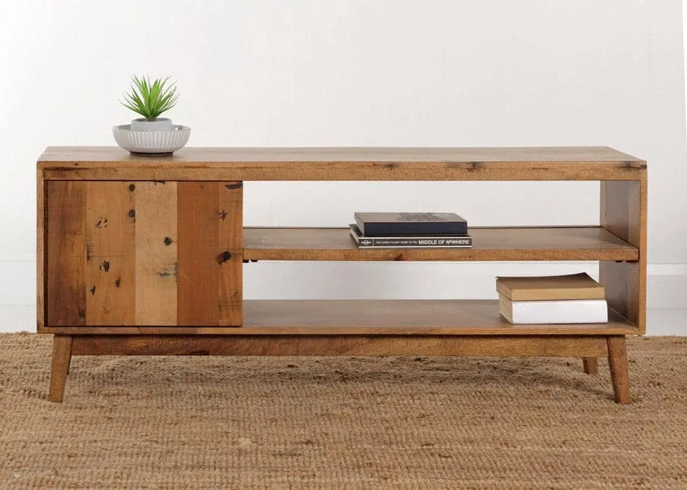 Seville TV Unit 1 Door - Waterwood (120)