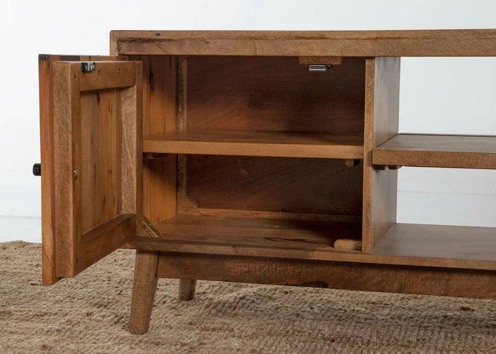 Seville TV Unit 1 Door - Waterwood (120)