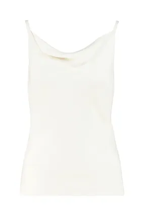 SILENE IVORY SILK BLOUSE