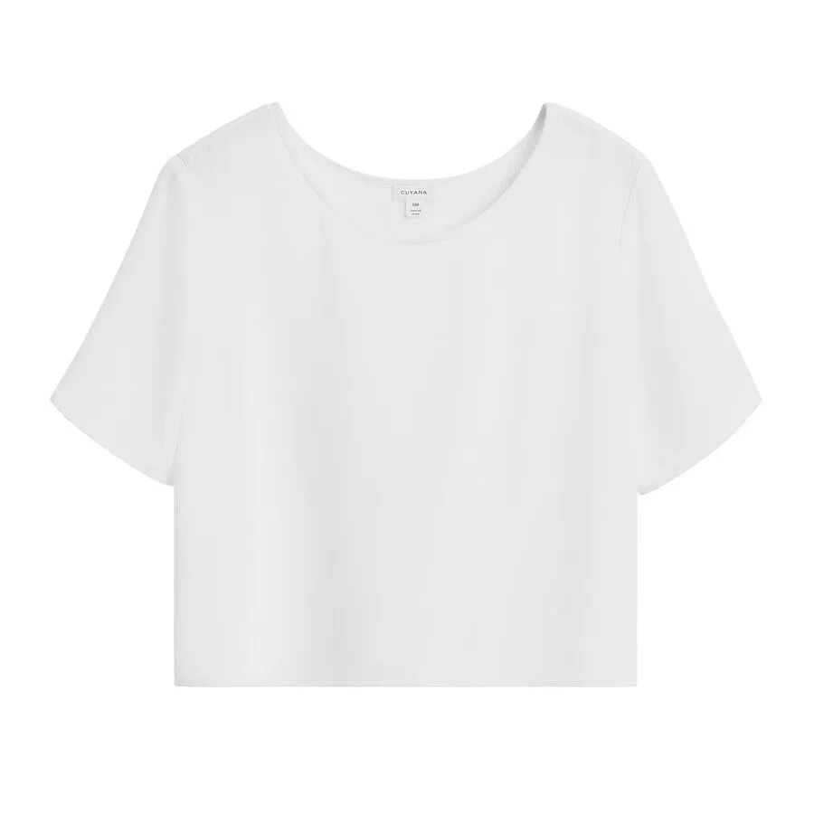 Silk Cropped Tee (Earlier Version)