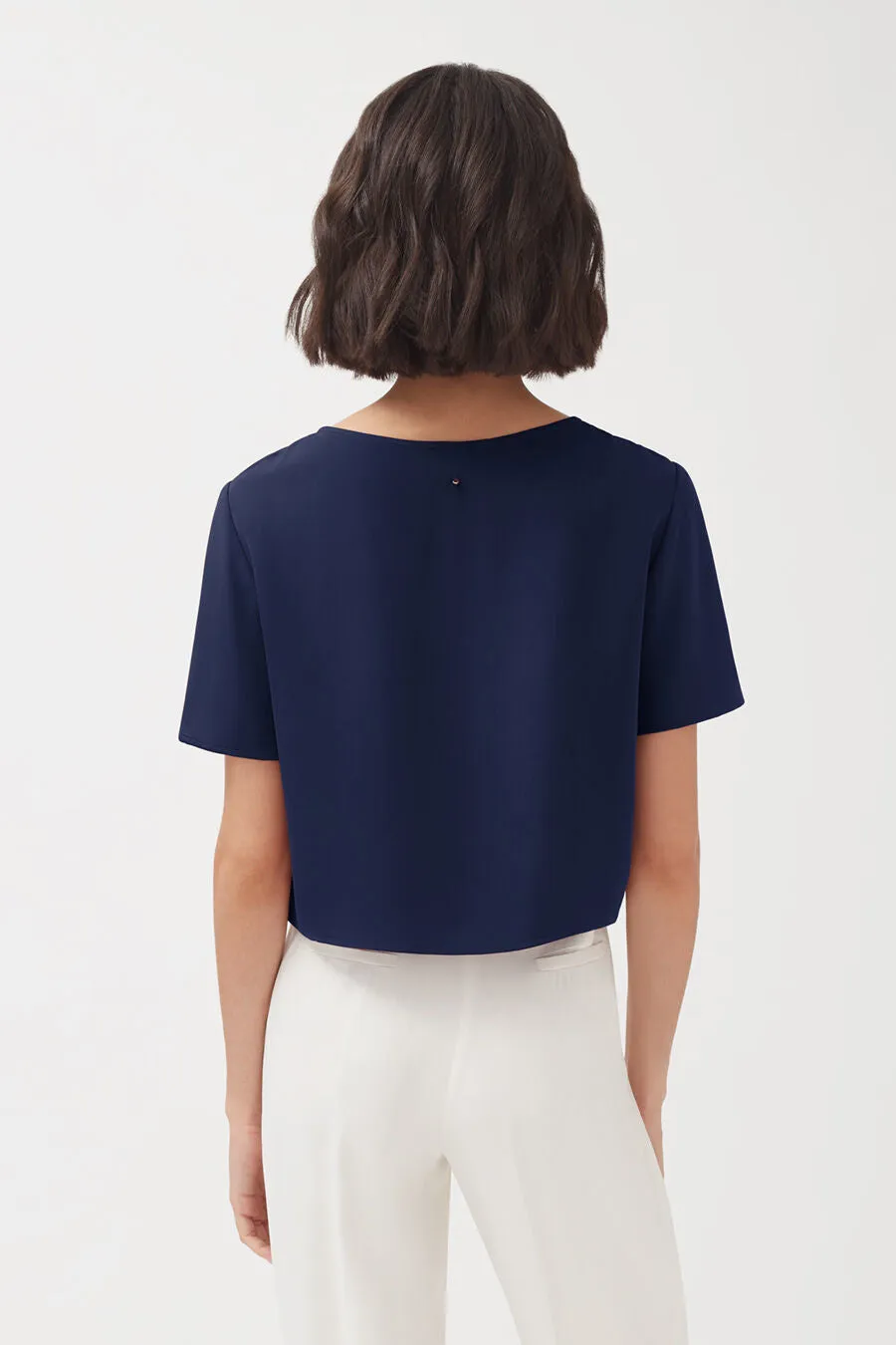 Silk Cropped Tee (Earlier Version)