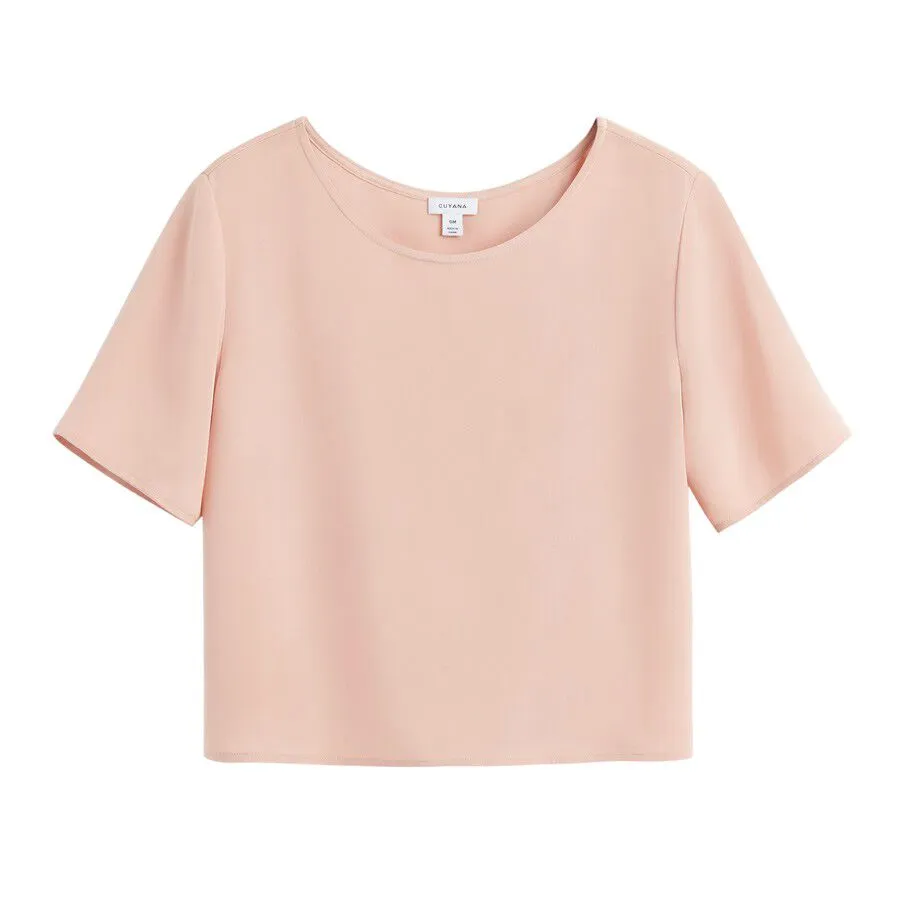 Silk Cropped Tee (Earlier Version)
