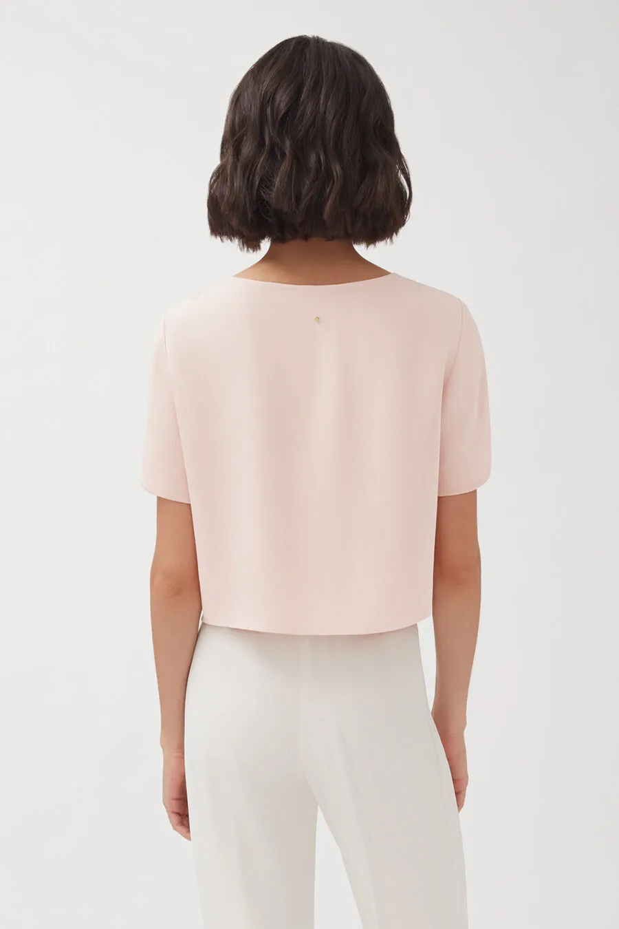 Silk Cropped Tee (Earlier Version)