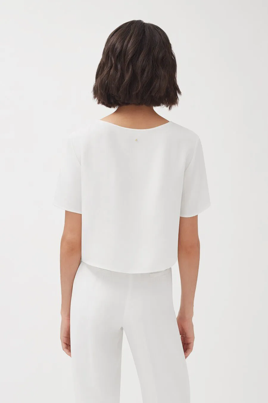 Silk Cropped Tee (Earlier Version)