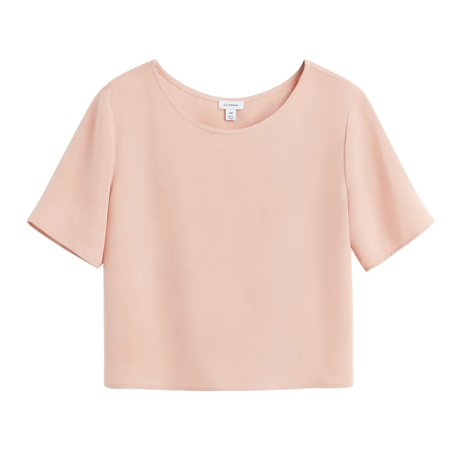 Silk Cropped Tee (Earlier Version)