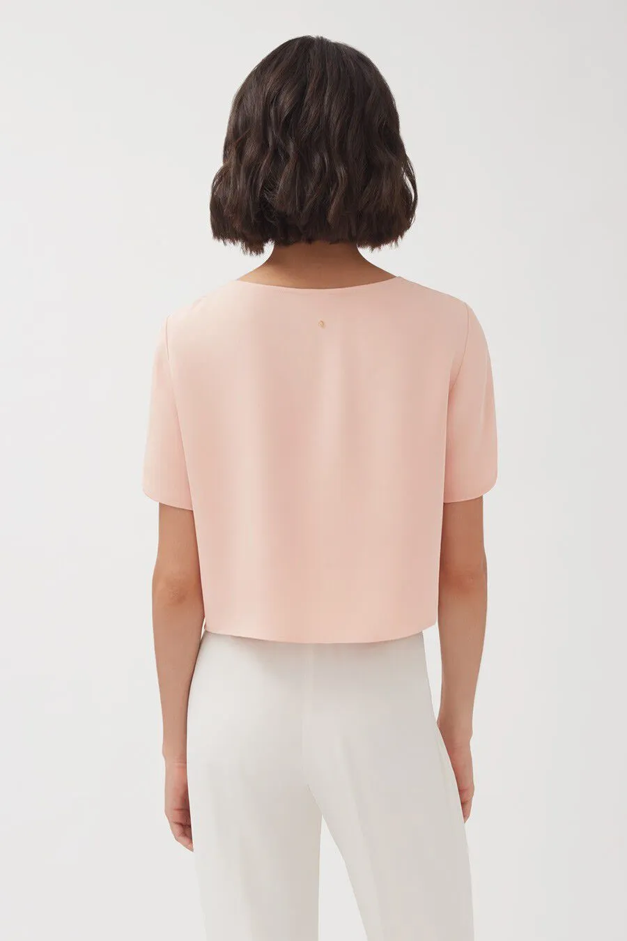 Silk Cropped Tee (Earlier Version)
