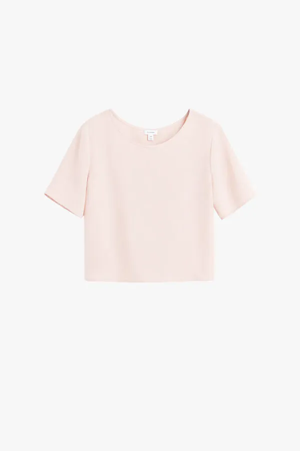 Silk Cropped Tee (Earlier Version)
