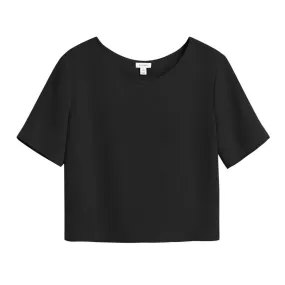 Silk Cropped Tee (Earlier Version)