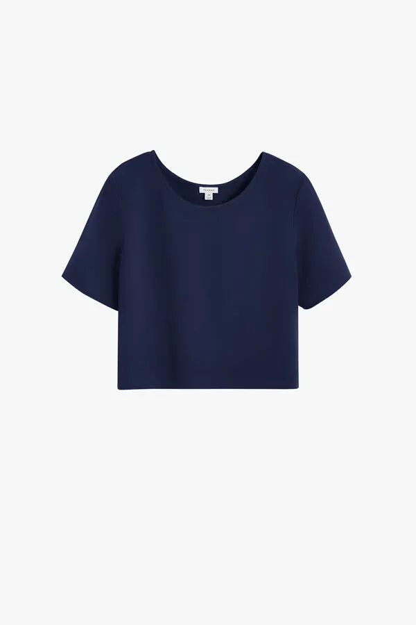 Silk Cropped Tee (Earlier Version)