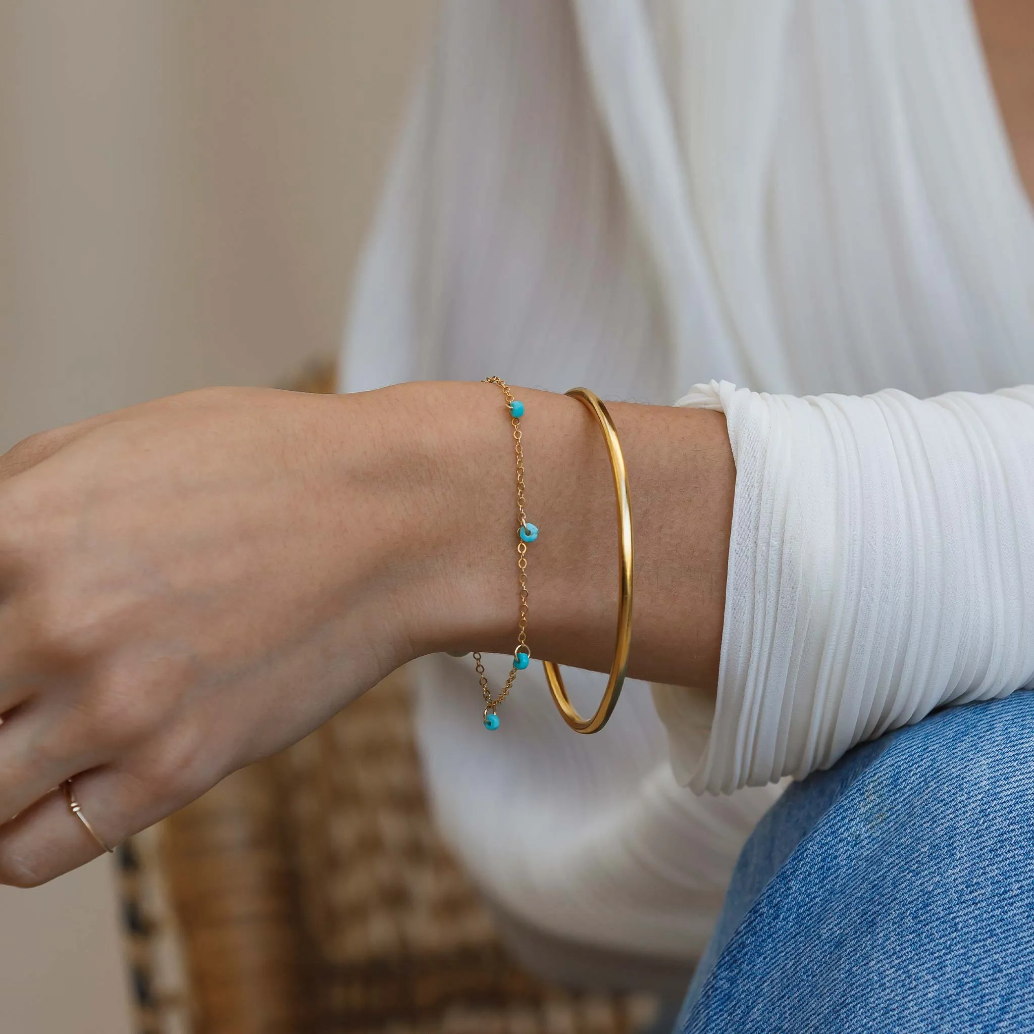 Silke Gold Bangle