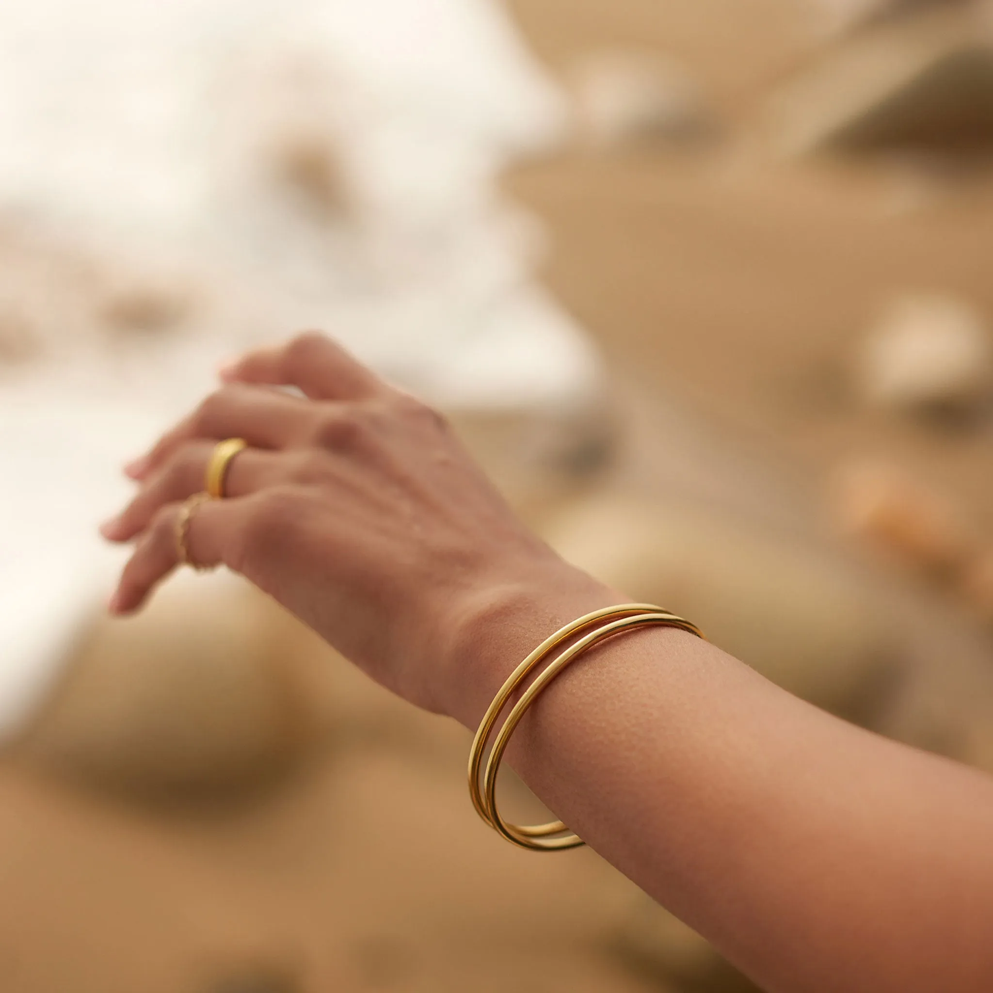 Silke Gold Bangle