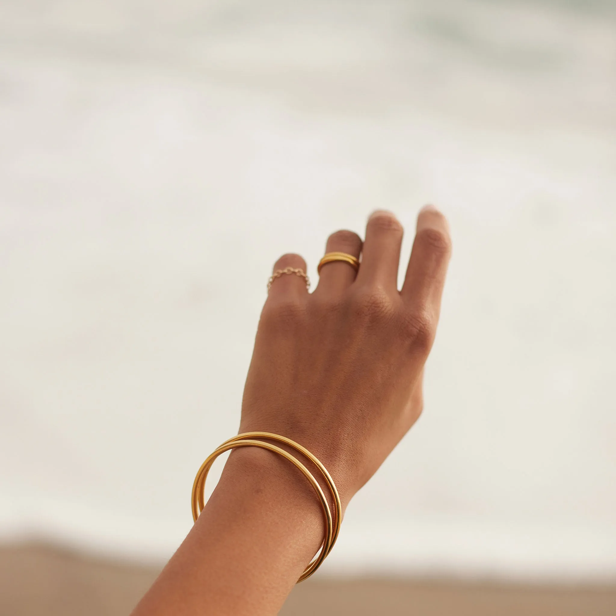 Silke Gold Bangle