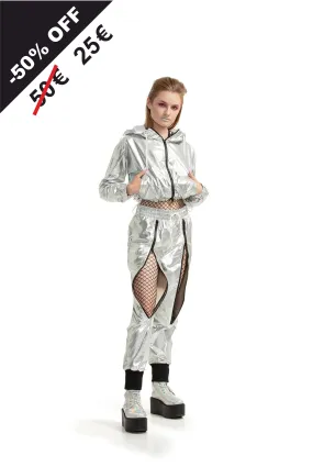 Silver - Windbreaker jacket