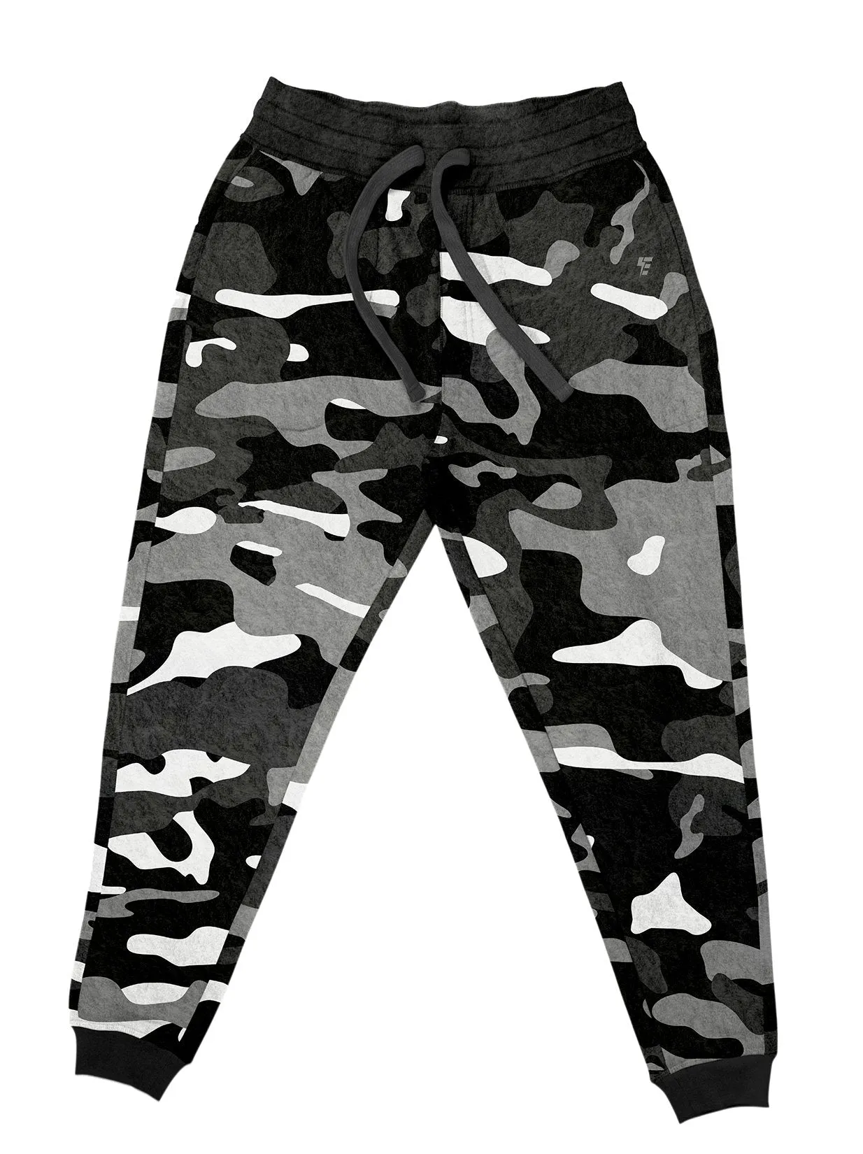Snow Camo Crushed Velvet Unisex Joggers