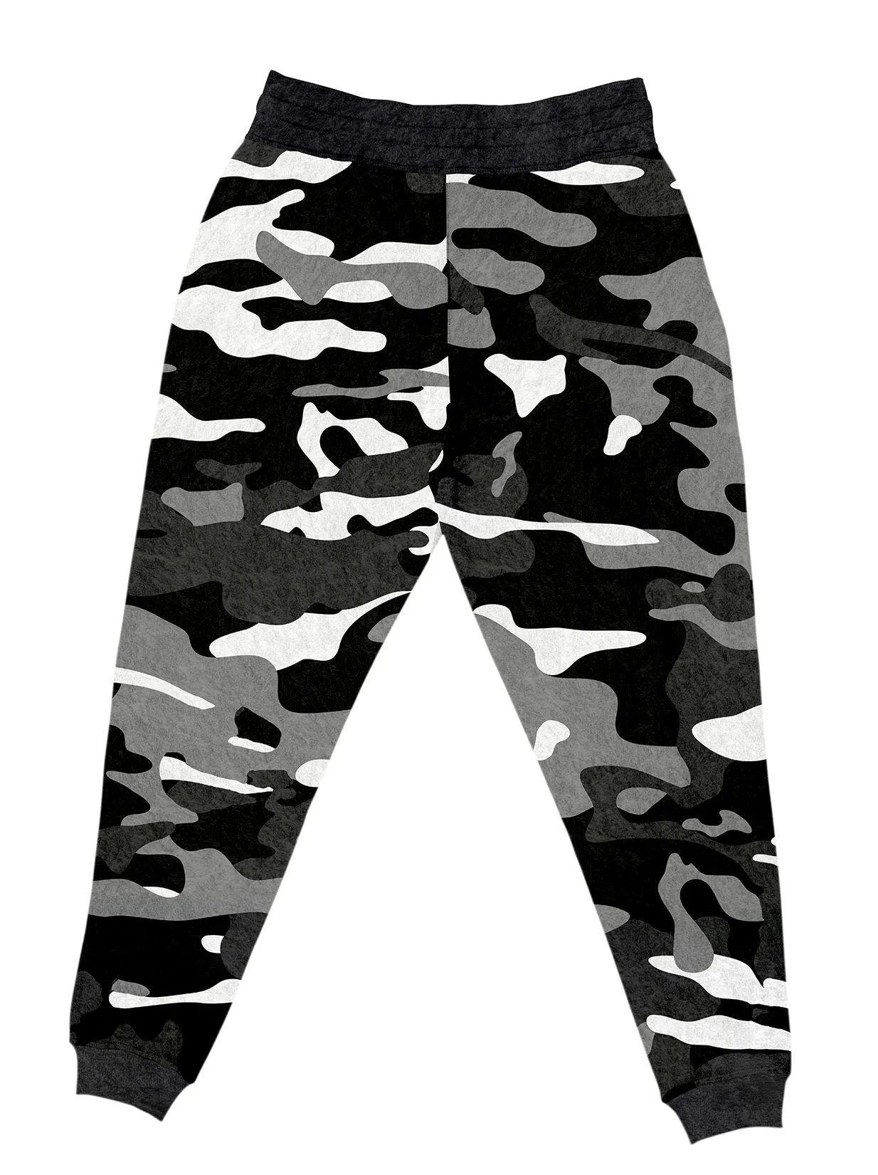 Snow Camo Crushed Velvet Unisex Joggers