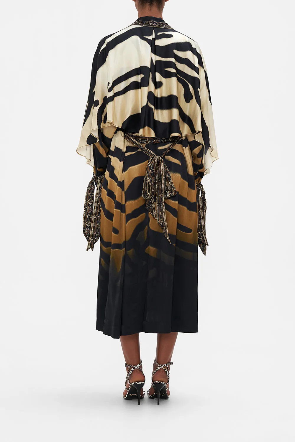 SOFT TRENCH WITH TIES TAME MY TIGER