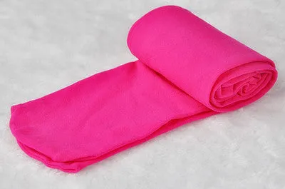 Spring/autumn candy color children tights  for baby girls kids cute velvet pantyhose tights stockings for girls dance tights