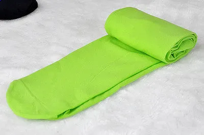 Spring/autumn candy color children tights  for baby girls kids cute velvet pantyhose tights stockings for girls dance tights
