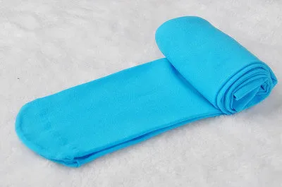 Spring/autumn candy color children tights  for baby girls kids cute velvet pantyhose tights stockings for girls dance tights