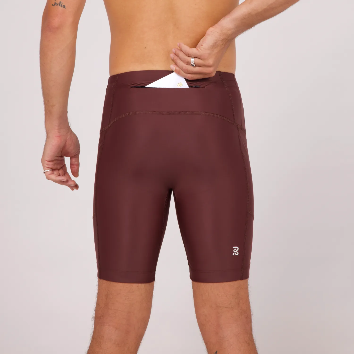 Superbeam™ Next Gen 7 Pocket Half Tights - Chocolate